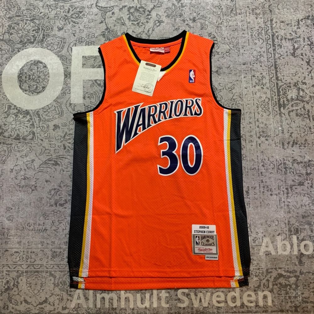 Mitchell & Ness Stephen Curry Warriors 2009-10 Jersey Men XL Orange NWT Stitched